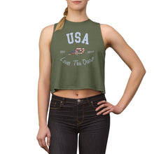 Load image into Gallery viewer, Loves The Ocean USA Limited Edition Women&#39;s Crop top