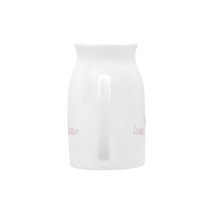 Loves The Ocean Logo Rose Milk Cup (Large) (15.2 Oz)