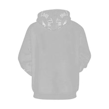 Load image into Gallery viewer, Loves The Ocean Grey White All Over Print Hoodie