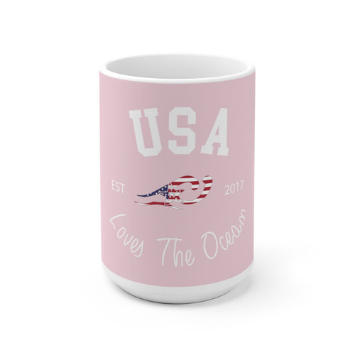 Loves The Ocean USA Limited Edition 11 oz / 15oz Ceramic Mug