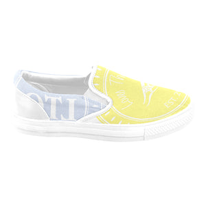 Loves The Ocean Yellow LB Slip- On Canvas Shoes