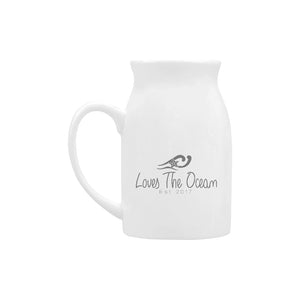 Loves The Ocean Darkgrey Milk Cup Large 15.2 Oz