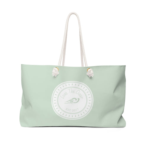 Loves The Ocean Mint Beach Bag