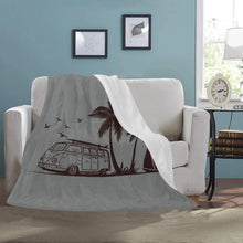 Load image into Gallery viewer, Loves The Ocean VW Ultra-Soft Micro Fleece Blanket 50&quot; x 60&quot;