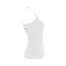 Load image into Gallery viewer, Loves The Ocean White Rose Tank Top