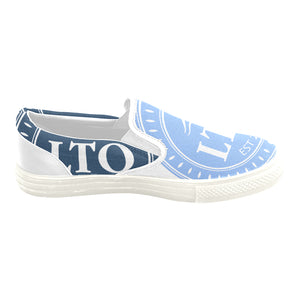 Loves The Ocean LB Slip on Canvas Kids Shoes