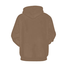 Load image into Gallery viewer, LTO All Over Print Brown White Hoodie