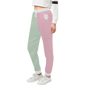 Loves The Ocean Mint Rose Unisex Casual Sweatpants