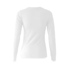 Load image into Gallery viewer, Loves The Ocean White Lightblue Long Sleeve T-Shirt