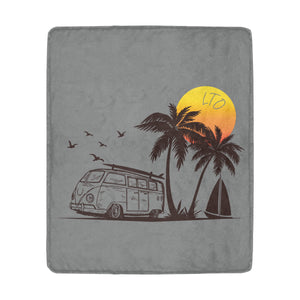 Loves The Ocean VW Ultra-Soft Micro Fleece Blanket 50" x 60"