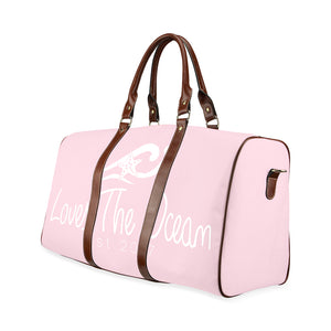 Loves The Ocean Rose Travel Bag