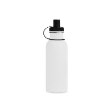 Load image into Gallery viewer, Loves The Ocean White Lightblue Sports Bottle (22 Oz)