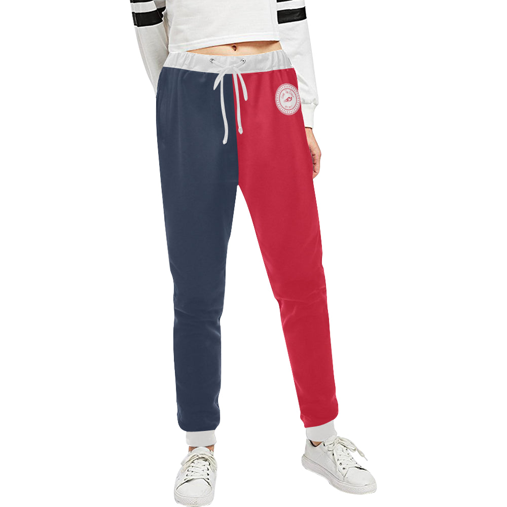 Loves The Ocean Red Navy Unisex Casual Sweatpants