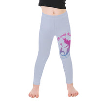 Load image into Gallery viewer, Loves The Ocean Mermaid Blue All-Over Kid&#39;s Leggings