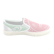 Load image into Gallery viewer, Loves The Ocean Rose Mint Slip on Canvas Kids Shoes