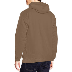 LTO All Over Print Brown White Hoodie