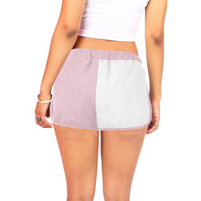 Load image into Gallery viewer, Loves The Ocean White Rose All Over Print Casual Shorts