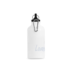 Loves The Ocean White LB Sports Bottle (13.5 Oz)