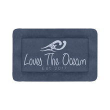 Load image into Gallery viewer, Loves The Ocean Navy LB Dog Bed 48&quot; x 30&quot;