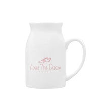 Load image into Gallery viewer, Loves The Ocean Logo Rose Milk Cup (Large) (15.2 Oz)