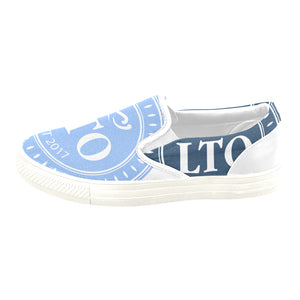 Loves The Ocean LB Slip on Canvas Kids Shoes