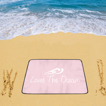 Load image into Gallery viewer, Loves The Ocean Rose White Beach Mats 78&quot;x 60&quot;