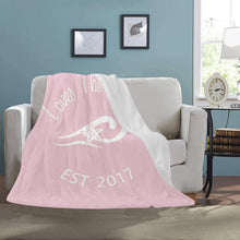 Load image into Gallery viewer, Loves The Ocean Rose Ultra-Soft Micro Fleece Blanket 50&quot; x 60&quot;