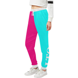 Loves The Ocean Pink Mint Casual Sweatpants