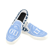 Load image into Gallery viewer, Loves The Ocean LB Slip on Canvas Kids Shoes