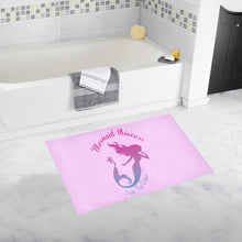 Load image into Gallery viewer, Loves The Ocean Mermaid Princess Pink Bath Rug 20&quot; x 32&quot;