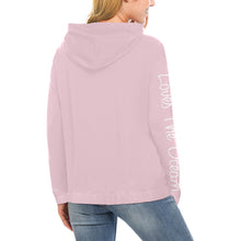 Load image into Gallery viewer, Loves The Ocean Rose White All Over Print Hoodie