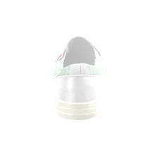 Load image into Gallery viewer, Loves The Ocean Pink Mint Slip on Canvas Kids Shoes