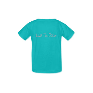 Loves The Ocean Mint Pink Classic T-Shirt