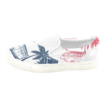 Load image into Gallery viewer, Loves The Ocean VW Slip On Canvas Kid&#39;s Shoes