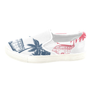 Loves The Ocean VW Slip On Canvas Kid's Shoes