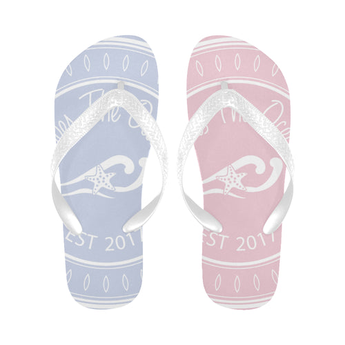 Loves The Ocean Different Unisex Flip Flops