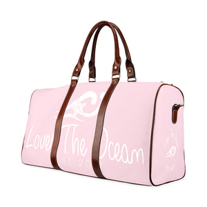 Loves The Ocean Rose Travel Bag