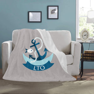 Loves The Ocean Boys Ultra-Soft Micro Fleece Blanket 50" x 60"