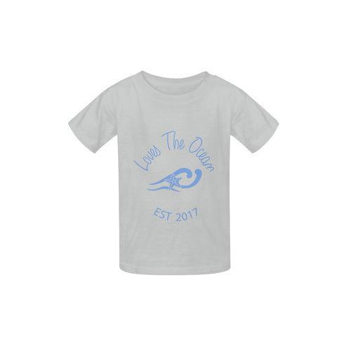 Loves The Ocean White Blue Classic T-Shirt