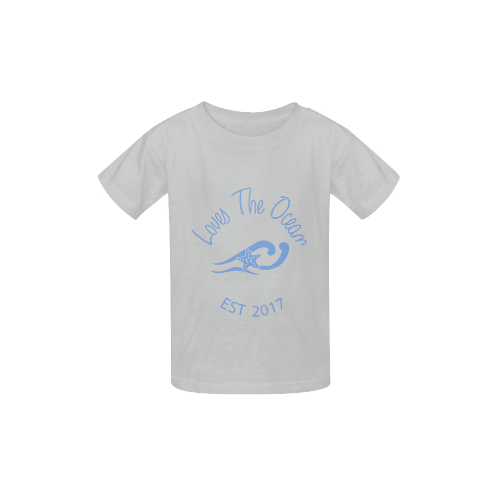 Loves The Ocean White Blue Classic T-Shirt