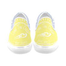 Load image into Gallery viewer, Loves The Ocean Yellow LB Slip- On Canvas Shoes