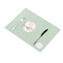 Load image into Gallery viewer, Loves The Ocean Mint Placemats 14&quot; x 19&quot; (Set of 2)