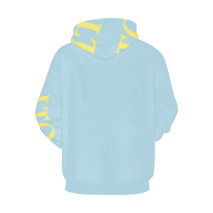 LTO Men Mint Yellow All Over Print Hoodie