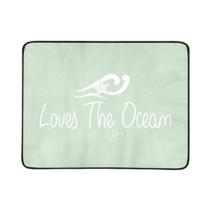 Loves The Ocean Mint White Beach Mats 78"x 60"