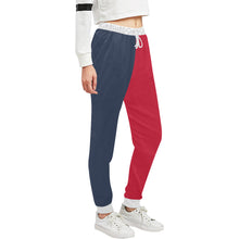 Load image into Gallery viewer, Loves The Ocean Red Navy Unisex Casual Sweatpants