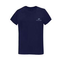 Load image into Gallery viewer, Loves The Ocean Navy Lightblue T-Shirt