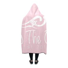 Load image into Gallery viewer, Loves The Ocean Huge Towel Rose White Hooded Blanket 80&quot;x56&quot;