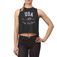 Load image into Gallery viewer, Loves The Ocean USA Limited Edition Women&#39;s Crop top