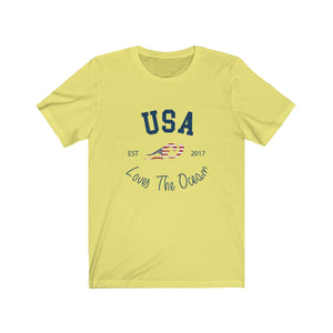 Loves The Ocean USA Limited Edition Unisex Short Sleeve Tee