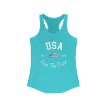 Load image into Gallery viewer, Loves The Ocean USA Limited Edition Women&#39;s Racerback Tank